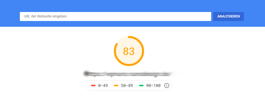 Score PageSpeed